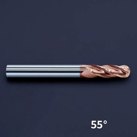 Leading Manufacturer for Side Cutting End Mill - HRC55 4 Flute Ball Nose End Mill – MSK