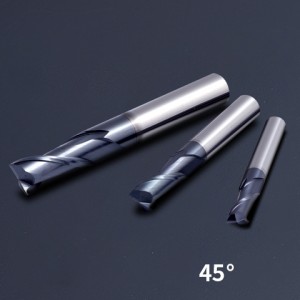 HRC45 2-flute End Milling Machine Steel  Milling Bits