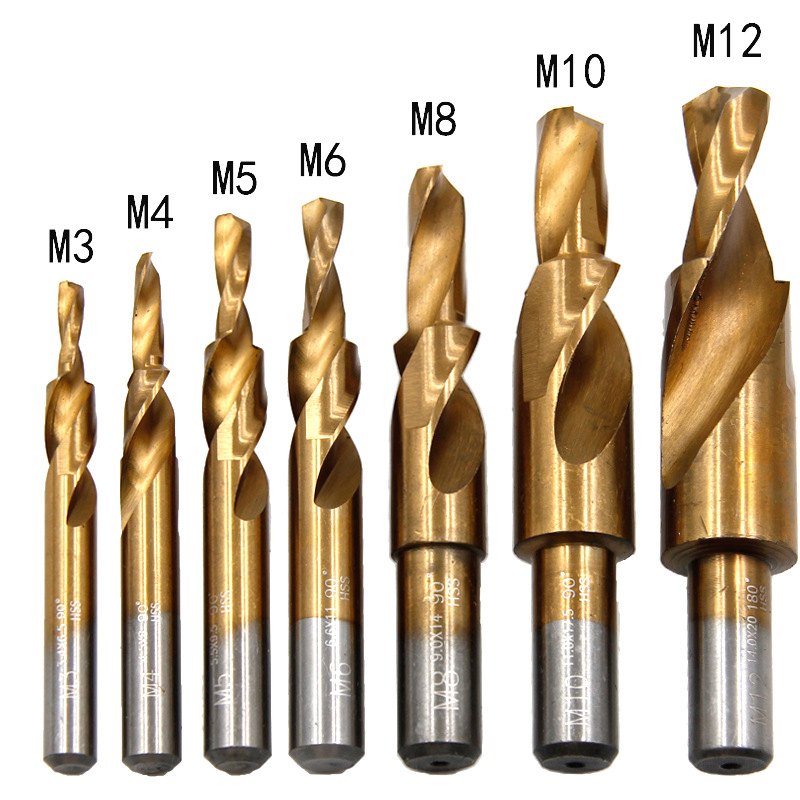 HSSCO Step Drill Bits For Metal Drilling