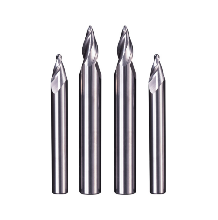 Tungsten steel double-edged taper ball cutter end mill Featured Image