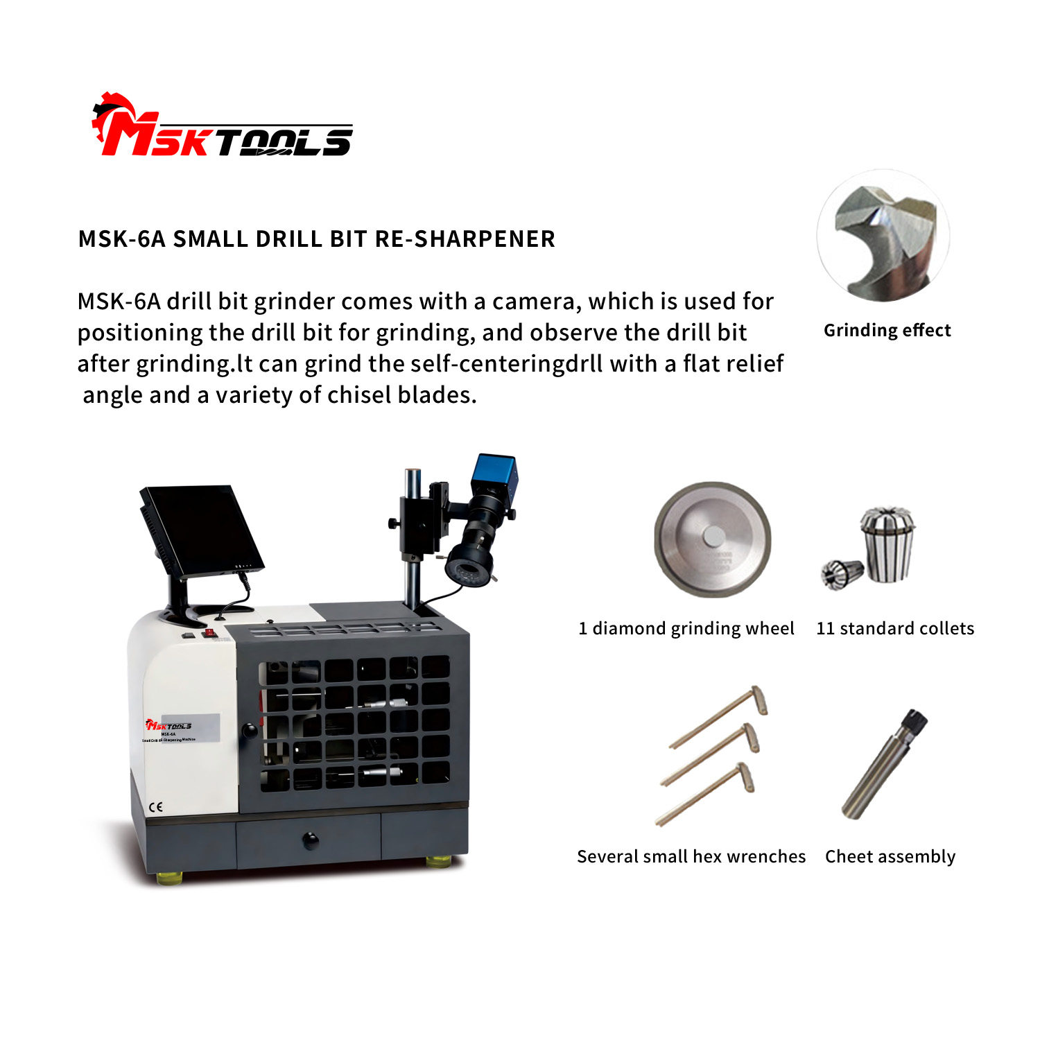 Drill Flute Grinding Machine