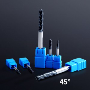 End Mill Cutter 4 flutes Square End Mill With High Precision