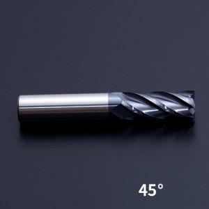 End Mill Cutter 4 flutes Square End Mill With High Precision