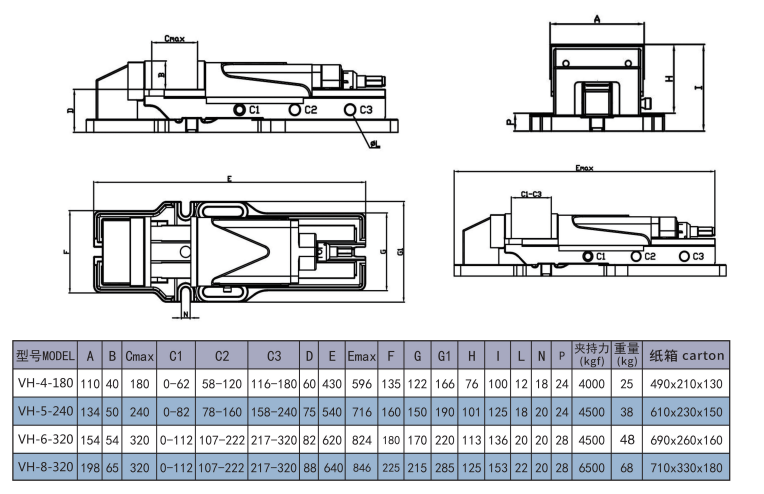 Hydraulic Machine Vise-Inside (11)