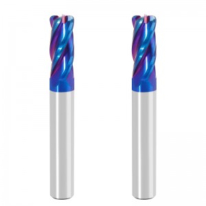 Factory made hot-sale China 4flutes Solid Carbide End Mill Ball Nose End Mill