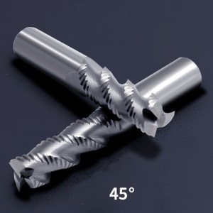 HRC45 End Mill Cutting Tools Roughing End Mill Cutter