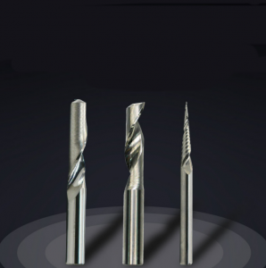 Single-edge flute end mill for aluminum