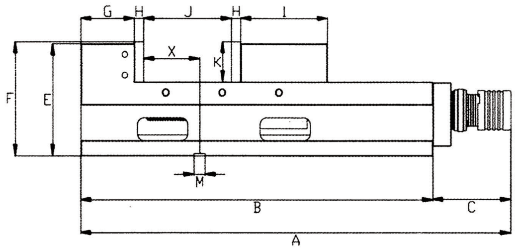 MC Power Machine Vise-Hydraulic Type