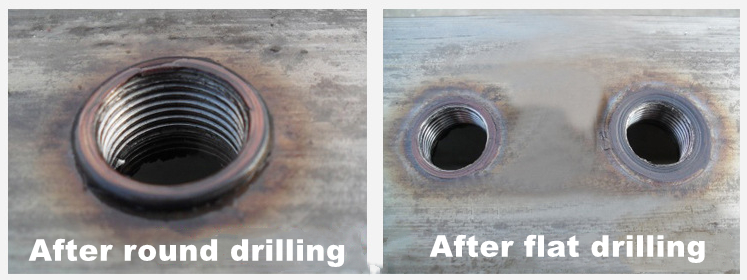 carbide flow drill bit