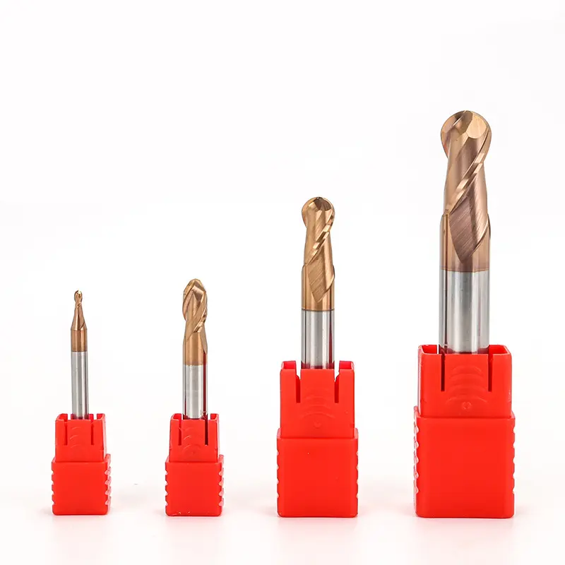 2-Flute Ball Nose End Mill With Coating