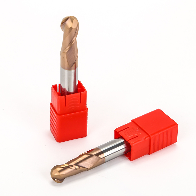 HRC55 Carbide 2 Flute Standard Length Ball Nose End Mills