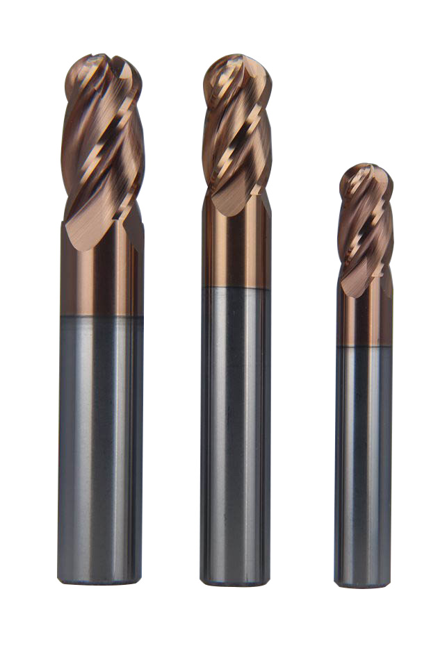 HRC55 4 Ohe Poepoe Nose Cutter End Mill