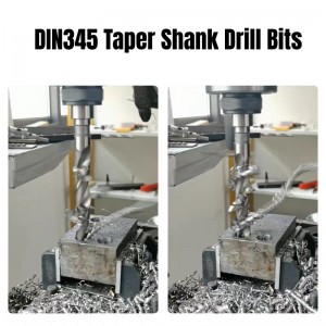 DIN345 HSS6542 Morse Taper Shank Drill Bits For Metal