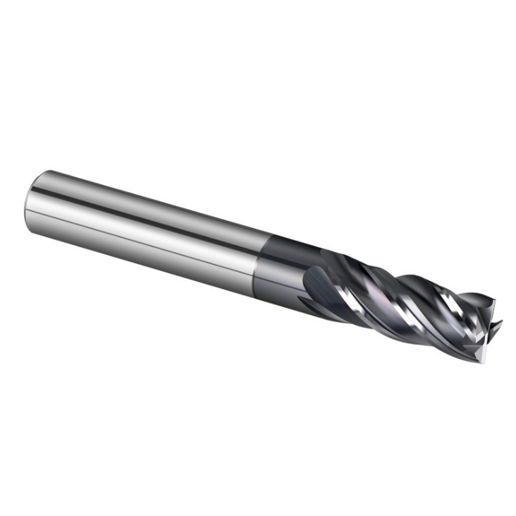 HRC65 Black Nano-Tech Stainless Processing Flat End Mill Featured Image